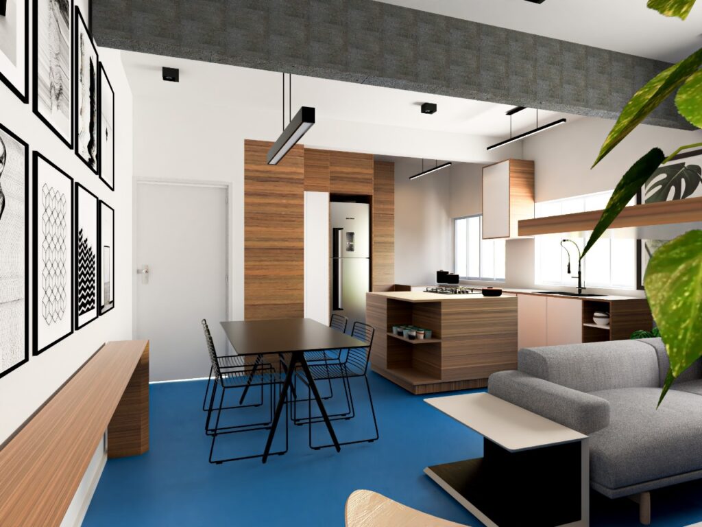 Reforma de apartamento: Projeto Aimberê